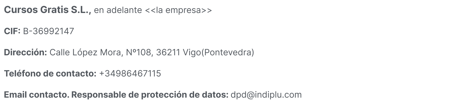 cursos gratis desempleados badajoz política de privacidad